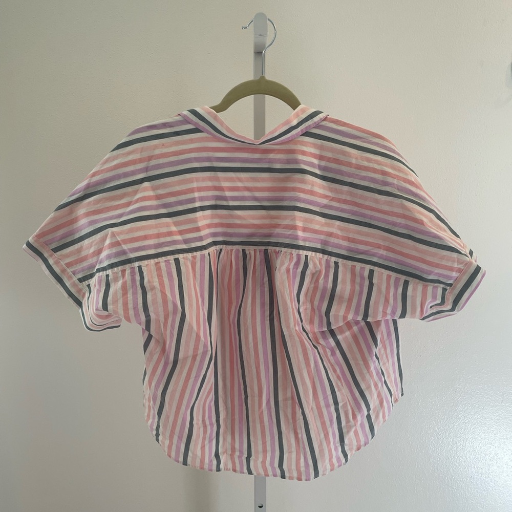 Universal Thread Multicolor Striped Shirt - image 5